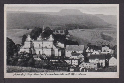 Ansichtskarte Breslau Schlesien Ostgebiete Albendorf Heuscheuer Wien Österreich