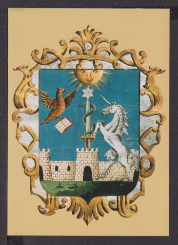 Ansichtskarte Eger Ungarn Varos Cimere Wappen