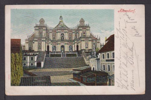 Ansichtskarte Albendorf Schlesien Ostgebiete 1905 Trautenau Böhmen Tschechien