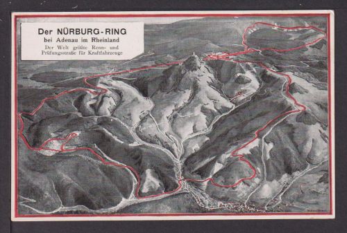 Auto Ansichtskarte Adenau Rheinland-Pfalz Nürburgring Der Welt größte Rennstraße