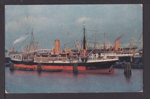 Ansichtskarte Schiffe Schifffahrt Marine Hamburg Hafen 1913 Zürich Schweiz
