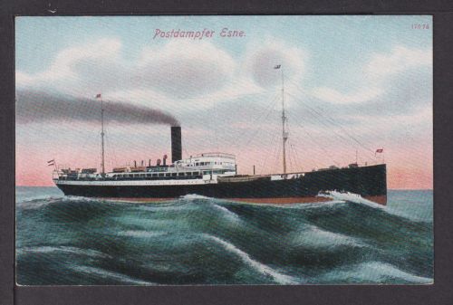 Ansichtskarte Schiffe Schifffahrt Marine Postdampfer Esne