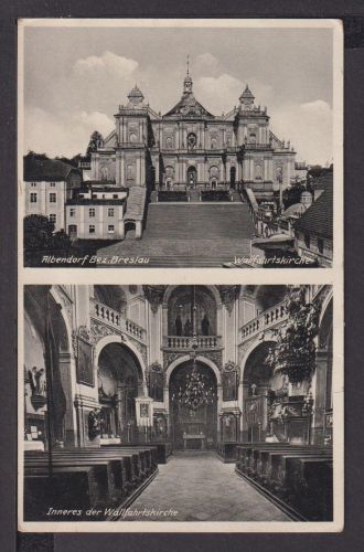Ansichtskarte Albendorf Breslau Schlesien Ostgebiete Wallfahrtskirche