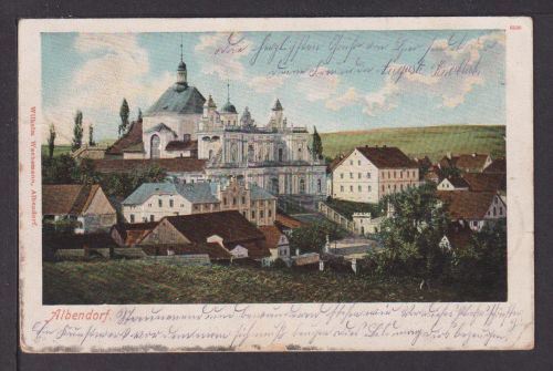 Ansichtskarte Albendorf Breslau Schlesien Ostgebiete 1903 Friedland