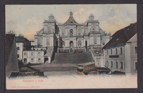Ansichtskarte Albendorf Breslau Schlesien Ostgebiete Wallfahrtskirche