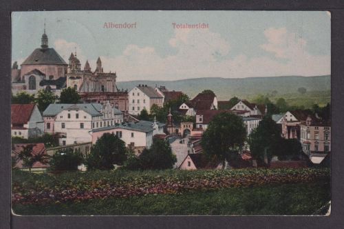 Ansichtskarte Albendorf Breslau Schlesien Ostgebiete Oberwaldenburg Schlesien