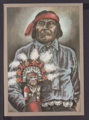 Ansichtskarte Indianer Pueblo Indianer vom Stamm der Hopi