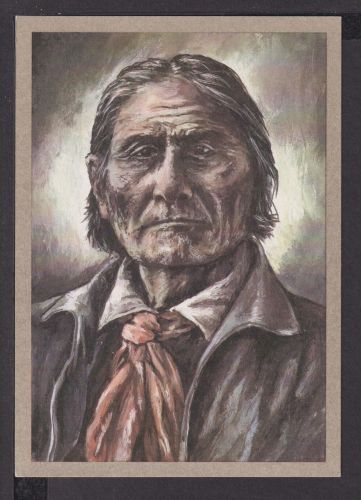 Ansichtskarte Indianer Geronimo 1880 Apachen