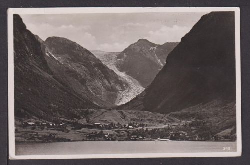 Ansichtskarte Norwegen Maurangerfjord Sundalgletscher