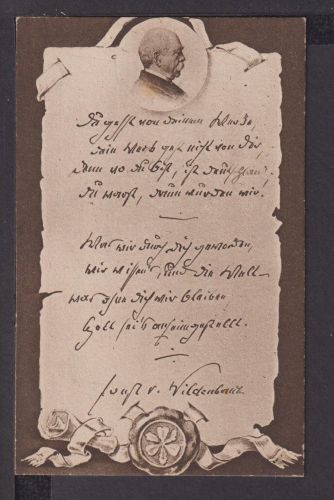 Ansichtskarte Bismarck Reichspräsident Deutsches Reich Karte Berlin