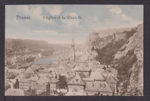 Ansichtskarte Dinant Belgien Kirche und Zitadelle