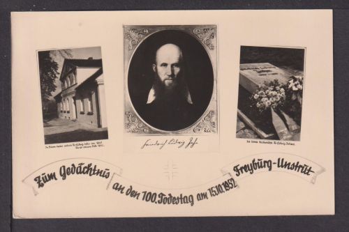 Ansichtskarte Freyburg Unstrut Sachsen-Anhalt Friedrich Ludwig Jahn 100 Todestag