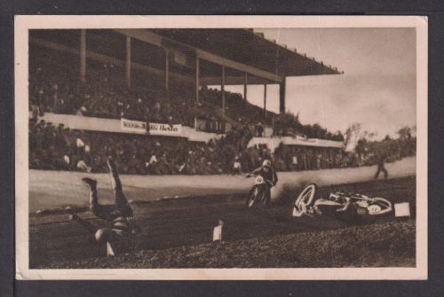 Ansichtskarte Motorrad Rennen Sport Motorsport Sandbahn Pardubice Tschechien
