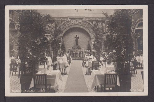 Ansichtskarte Berlin Haus Trarbach Hofgarten 1915 Feldpost