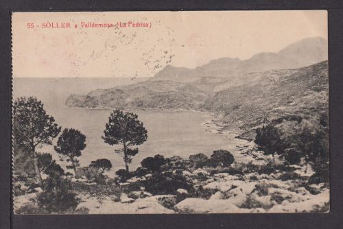 Ansichtskarte Soller Valldemoss Mallorca Spanien 1927 Isere Frankreich