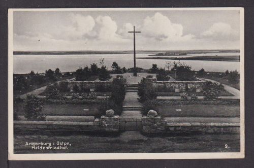 Ansichtskarte Angerburg Ostpreußen Ostgebiete Heldenfriedhof