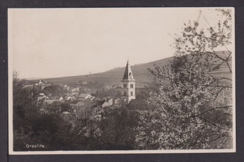 Ansichtskarte Graslitz Böhmen Tschechien Ossek