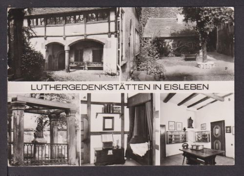Ansichtskarte Eisleben Sachsen-Anhalt Luther Gedenkstätten Altenburg Thüringen