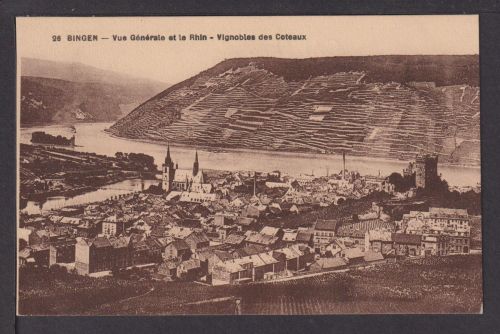 Ansichtskarte Bingen Rheinland-Pfalz Text französisch