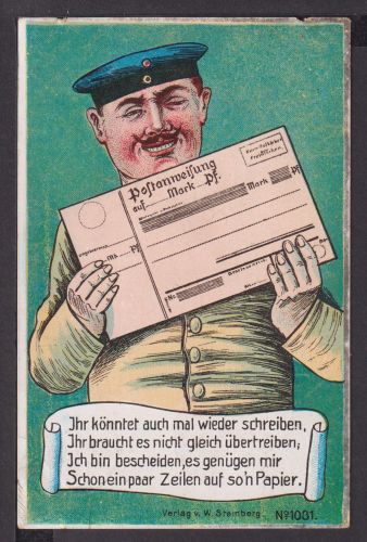 Postanweisung Ansichtskarte Soldat Hagenau Elsass Frankreich 1911Gundeshofen