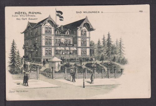 Ansichtskarte Bad Wildungen Hessen Hotel Royal