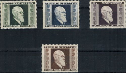 Österreich Renner Bundespräsident 772-775 komplett postfrisch MNH Kat 24,-