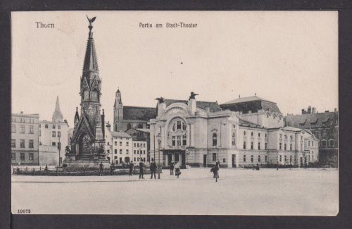 Ansichtskarte Thorn Ostgebiete Pommern Stadt Theater 1908 Schönsee Bayern