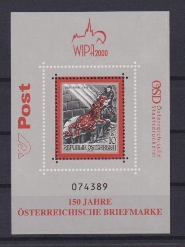 Österreich Block 13 Sagen und Legenden Luxus postfrisch MNH KatWert 35,00