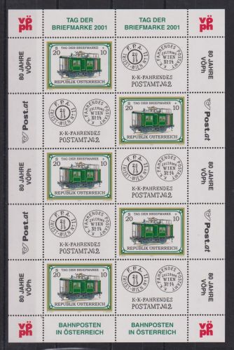 Österreich 2345 Philatelie Tag der Briefmarke Kleinbogen Luxus postfrisch 35,00