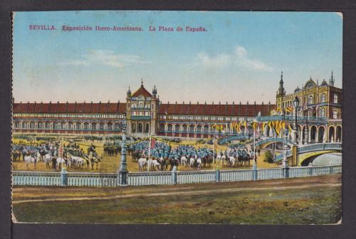 Ansichtskarte Sevilla Spanien Austellung Ibero Americana Madrid