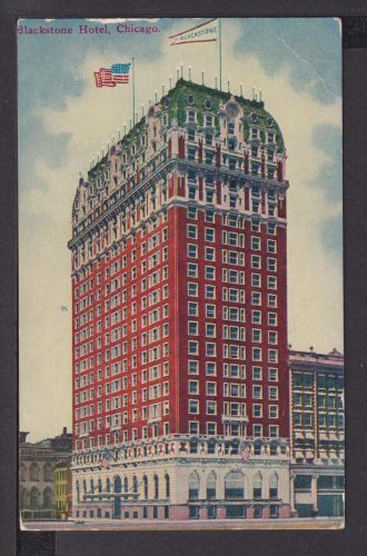 Ansichtskarte Chicago USA Blackstone Hotel 1912 München Bayern