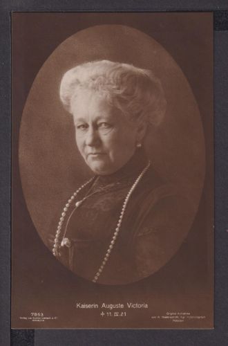 Ansichtskarte Adel Monarchie Kaiserin Auguste Victoria