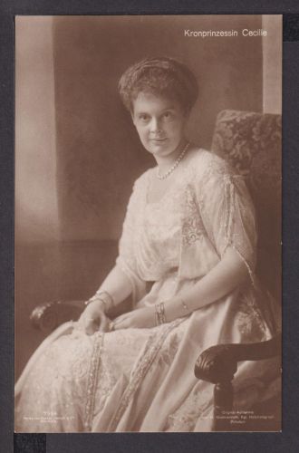 Ansichtskarte Adel Monarchie Kronprinzessin Cecilie