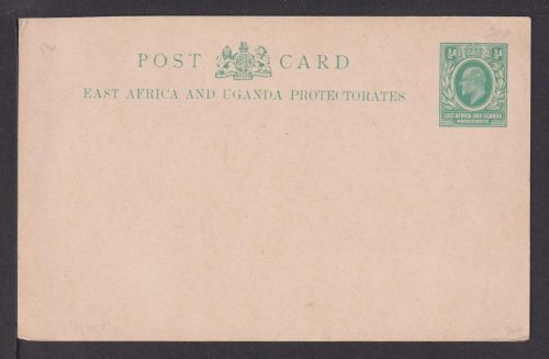 Afrika East Africa and Uganda Protectorates Übersee Ganzsache