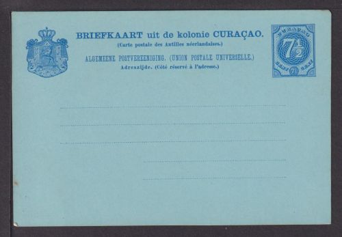 Curacao Niederländische Kolonien Übersee Ganzsache