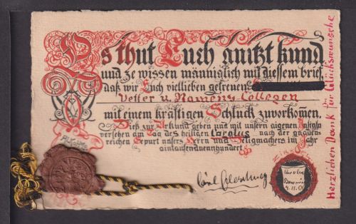 Ansichtskarte München Bayern 1900 Karte mit Siegel Alkohol