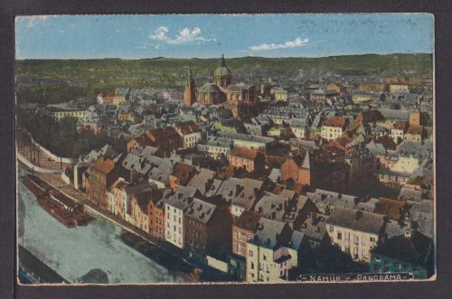 Ansichtskarte 1.Weltkrieg Namur Frankreich Feldpost 1917 Birkenheim Brandenburg