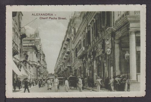 Ansichtskarte Alexandria Ägypten Cherif Pascha Street Durban Südafrika