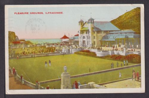 Ansichtskarte Ilfracombe Großbritannien Pleasure Grounds Northampton