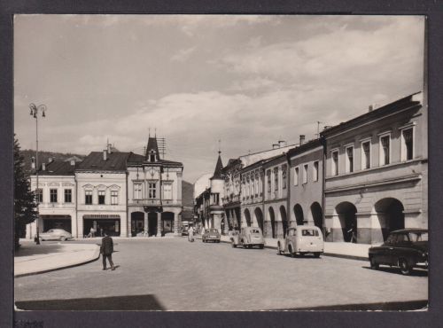 Ansichtskarte Zilina Slowakei Auto Oldtimer