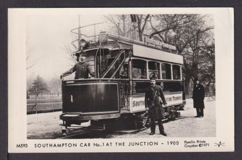 Ansichtskarte Southampton Car No 1 at the Junction 1900 Großbritannien
