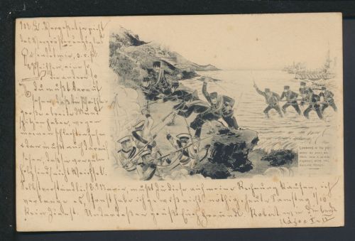 Ansichtskarte Weltevreden Niederländisch Indien Krieg Russland Japan Bern Schweiz