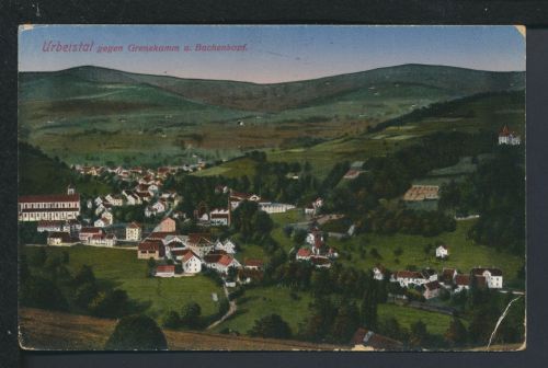 Ansichtskarte Urbeistal Thüringen Feldpost Leutkirch Baden-Württemberg
