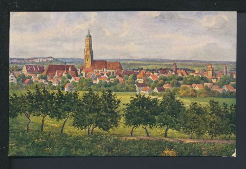 Ansichtskarte Künstler J. Marschall Nördlingen im Ries Bayern