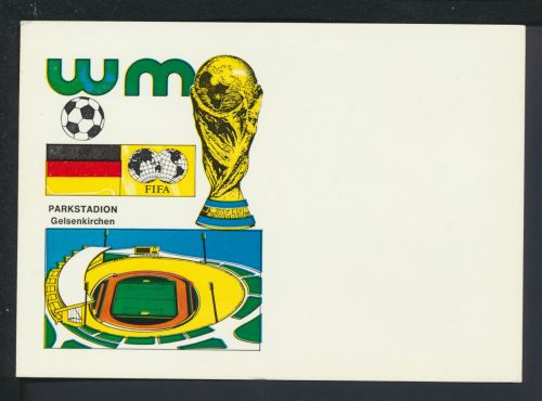 Sport Ansichtskarte Parkstadion Gelsenkirchen NRW FIFA Fußball WM