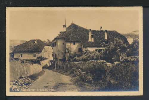 Ansichtskarte Eppan Südtirol Italien Ansitz Aussererhof