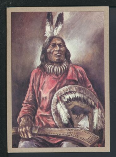 Ansichtskarte Dakota Krieger Indianer USA