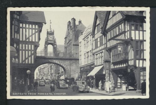 Ansichtskarte Chester Großbritannien Eastgate Rendsburg Schleswig-Holstein