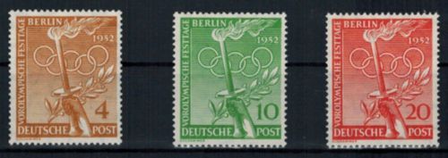 Berlin 88-90 Sport Olympia Vorolympia Luxus postfrisch MNH MNH Kat.-Wert 30,00