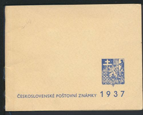 Tschechoslowakei Europa Briefmarken Geschenkheft incl. Block 1937 selten